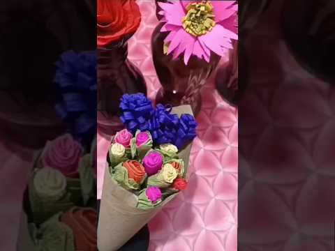 flower bouquet 💐💐💐🌸🌺🌹#flowers #art #craft #share #viral #subscribe