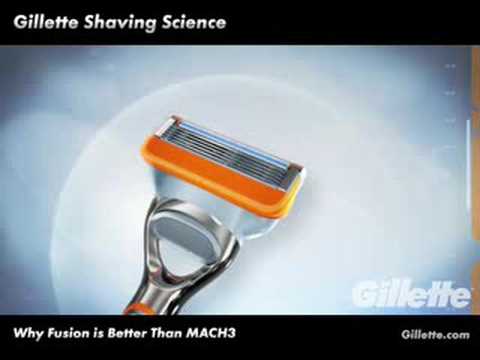 Why Gillette Fusion is better than MACH3