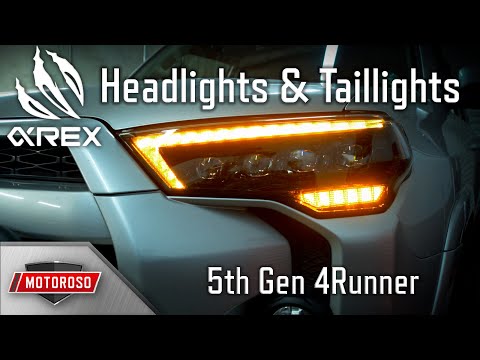 AlphaRex Headlights for 2016-2023 Toyota 4Runner with Install Guide
