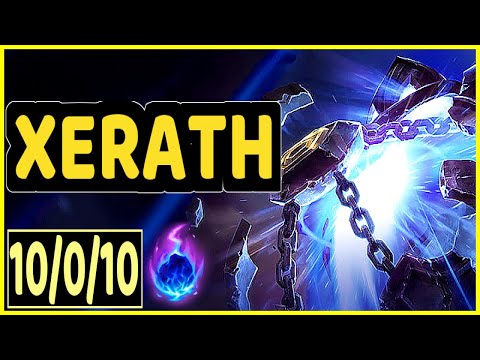 XERATH VS SENNA - 10/0/10 KDA SUPPORT GAMEPLAY