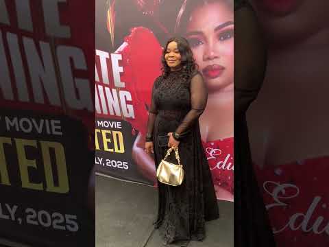 Bimbo Oshin at HUNTED movie premiere red carpet by Oluwaseyi Edun