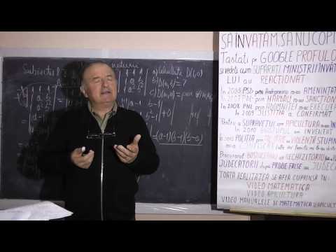 2/2 Lectia 209 - Rezolv subiecte matematica M2 simularea nationala Bacalaureat BAC 2014 Profu Online