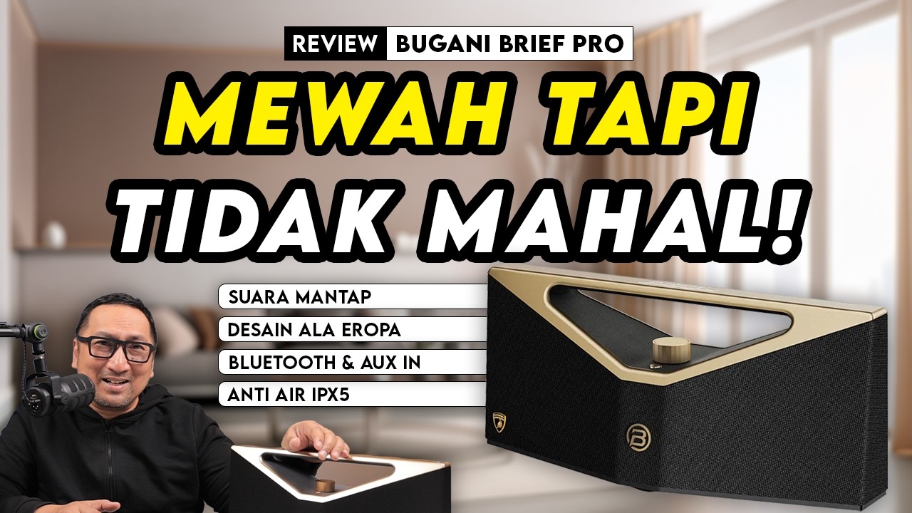 Review BUGANi Brief Pro | Speaker Portable Desain Mewah, Suara Mantap, dgn Harga Menarik