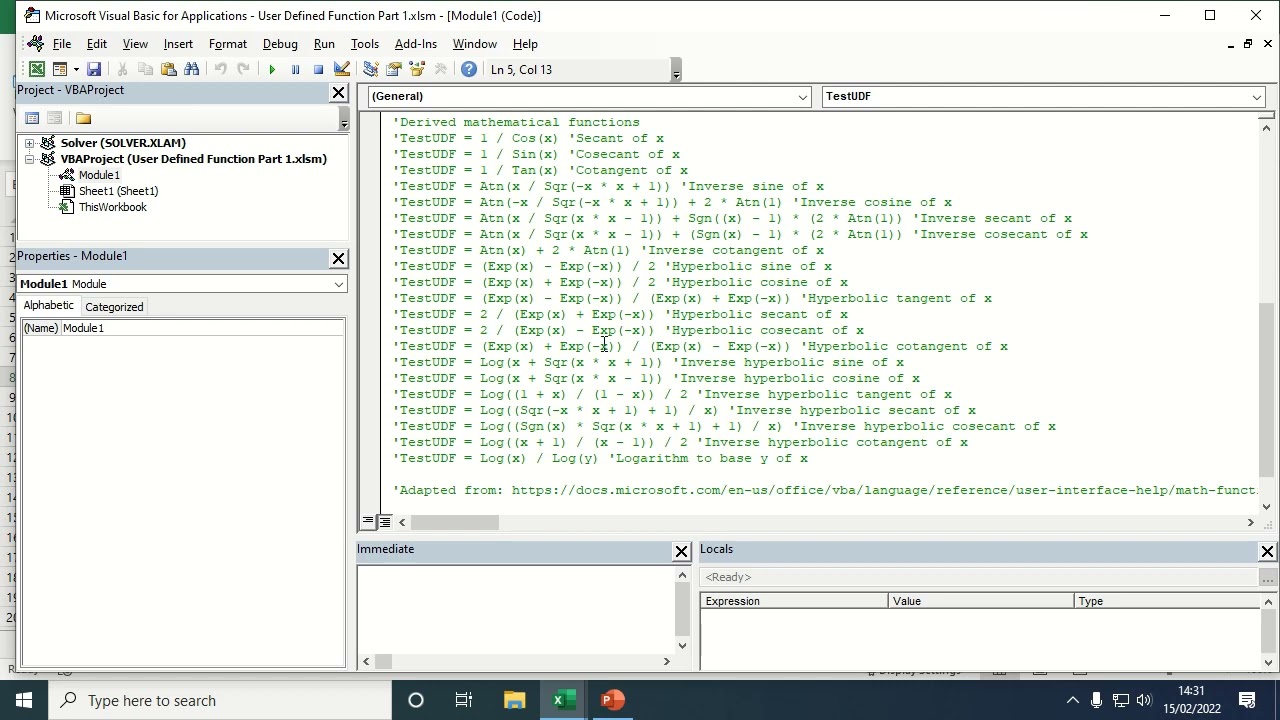 User Defined Function Part 1: Creating a simple function