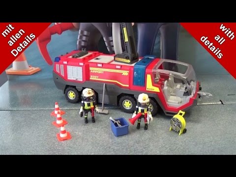 Das Playmobil Feuerwehr Flughafenlöschfahrzeug 5337 mit allen Details - www.besserePreise.com
