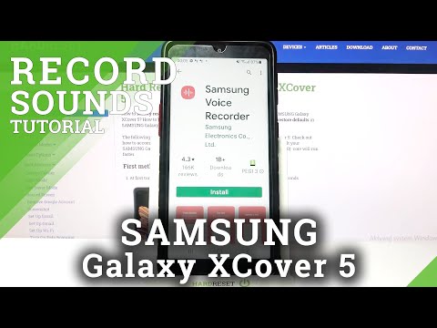 How to Record Sound on SAMSUNG Galaxy XCover 5 -Activate Sound Recorder
