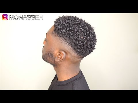 Men's Natural Curly Hair Routine - Nass