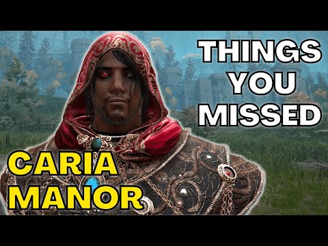 The Top Things You Missed In Caria Manor!! [probably] - Elden Ring Tutorial/Guide/Walkthrough