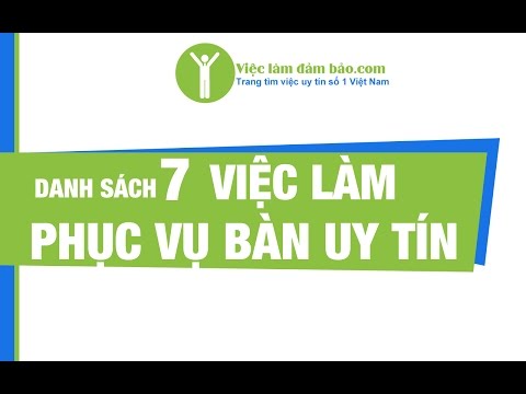 Vieclamdambao.com | 7 Nhà hàng uy tín tuyển nhân viên phục vụ bàn tại Hà Nội