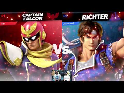 5mi (Captain Falcon) vs T3 DOM (Richter) - Smash Ultimate @ UCI #62 Winners Quarter Finals