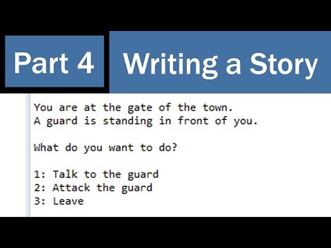 Super Beginner's Text Adventure Game Development in Java PART 4 - Write a Story