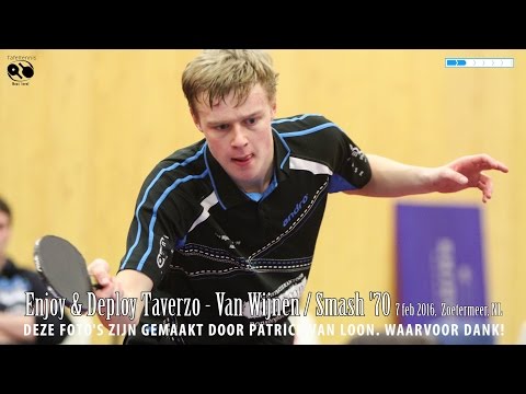Tafeltennis Eredivisie Taverzo - Smash