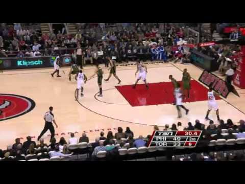 Philadelphia Sixers vs. Tornot Raptors Full Highlights 10 November 2012