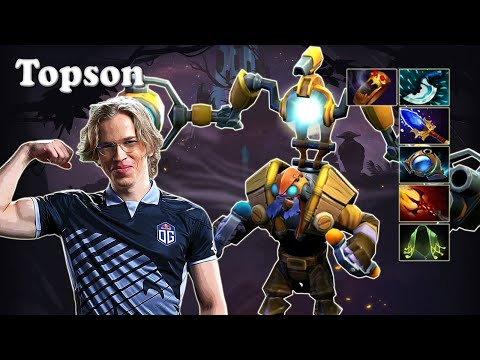 Topson - Tinker Midlane vs Kuku Outworld Destroyer | Dota 2 7.30e Gameplay