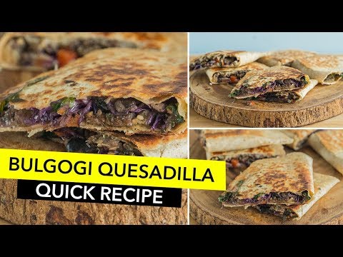 Healthy Bulgogi Quesadilla