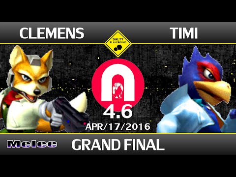 SU 4.6 - Clemens (Fox) Vs Timi (Falco) - SSBM Singles Grand Final