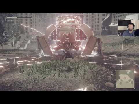 Nier Automata playthrough pt35 - Assault on Resistance Base! And a Boss Returns