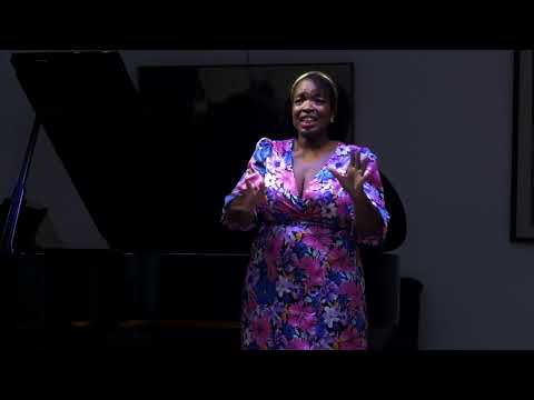 Axelle Fanyo sings the Mirror aria from Massenet's Thaïs, Sarah Ristorcelli, piano