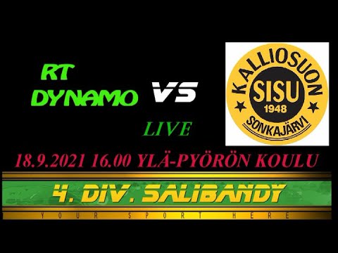 RT DYNAMO vs KALLSI 18.9.2021 klo 16.00 Ylä-Pyörön koulu