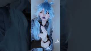 giaru cute blue hair cosplay #short #tiktok #cosplay