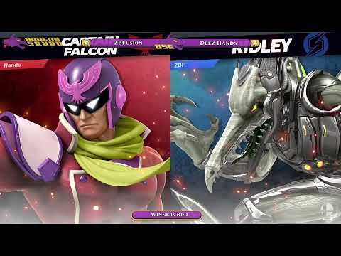 GN | ZBFusion (Ridley) Vs Deez Hands (Captain Falcon) Nerdtorch Cafe AL 3 Winners Round 2