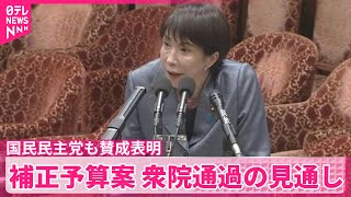 【補正予算案】11日に衆院通過の見通し　国民民主党・玉木代表も賛成する方針を表明