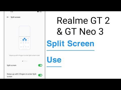 Realme GT 2 & GT Neo 3 How To Use Split Screen