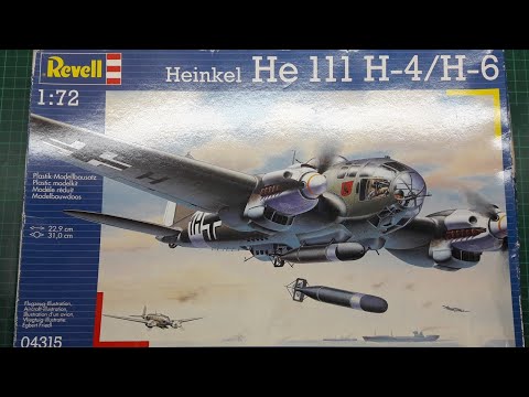 #dermodellbauerswen #revell #unboxing #modellbau  revell Heinkel He 111 H-4 / H-6 1:72 Unboxing
