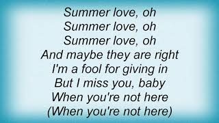 Shola Ama - Summer Love Lyrics