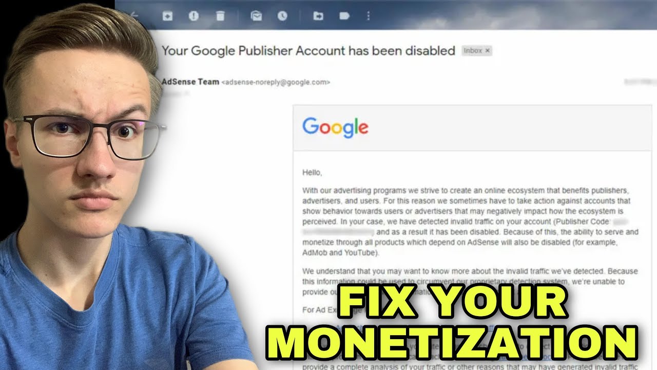 AdSense Account Closed For Invalid Traffic (How I ACTUALLY Fixed It)