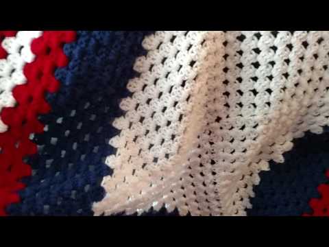 Patriotic #crochet blanket