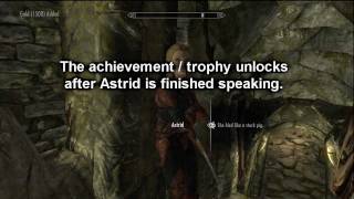 Skyrim Dark Brotherhood - Bound Until Death Achievement Trophy & Kill Vittoria No Bounty