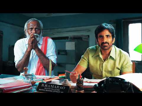 कलेक्टर ने गरीब किसान को दे दी 2 एकड़ ज़मीन : Ravi Teja | ज़बरदस्त हिन्दी डब सीन | Ramarao On Duty