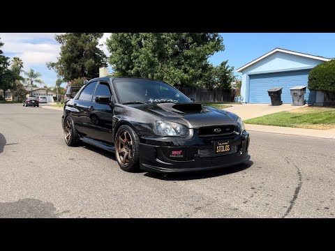 siebon carbon fiber fender install on my 2004 subaru wrx sti!
