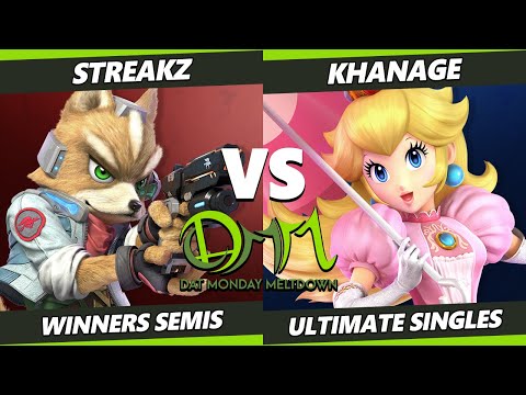 DAT Monday Meltdown 218 Winners Semis - Streakz (Fox) Vs. Khanage (Peach) SSBU Ultimate Tournament