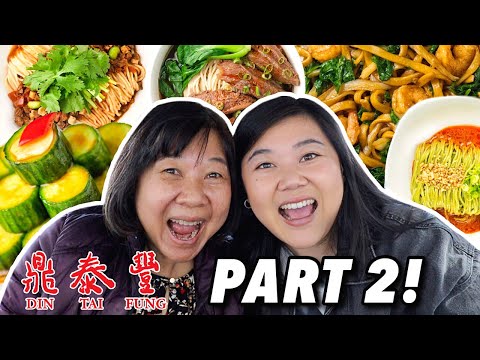 Experimentando CADA MACARRÃO E APETIZADOR no DIN TAI FUNG! Menu completo, teste de degustação e classificação PARTE 2