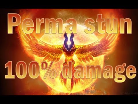 Dota 2 phoenix INSANE high stun high damage combo! IMBA COMBO