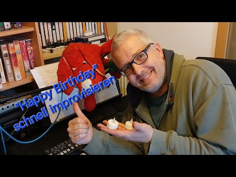 Rolf Hacker - Yamaha PSR-SX600 - "Happy Birthday" schnell improvisieren