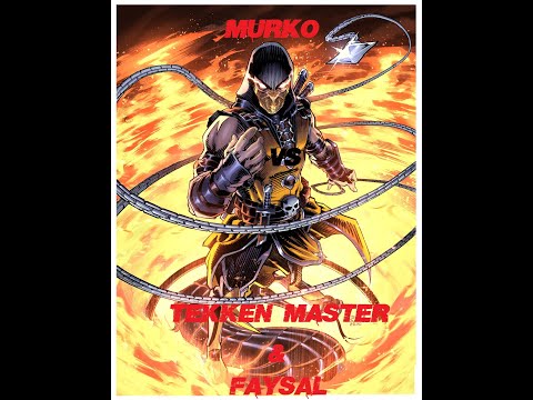 MK11 Ultimate: Murko (Scorpion) vs Tekken Master & Faysal - The 1v2 Rematch w/ commentary