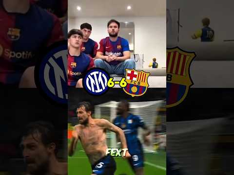 ⚡⚽|REACTION XBUYER INTER VS BARCELONA SEMIFINAL CHAMPIONS 🏆🔥 #shorts #barca