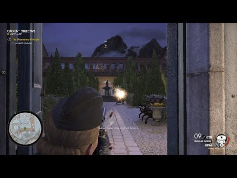 Sniper Elite IV (DLC Mission 3 Deathstorm Part 2 Infiltration) Walkthrough Gameplay