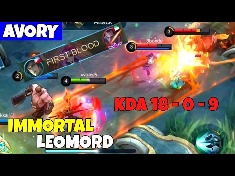 I USE 0.1% OF MY POWER! IMMORTAL LEOMORD - Avory | MLBB