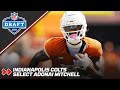 Indianapolis Colts Select WR Adonai Mitchell | 2024 NFL Draft | PFF