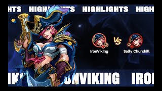 Fist Out STELLAR WAR S1 - Knock Out Stage Highlights: IronViking vs Sally Churchill