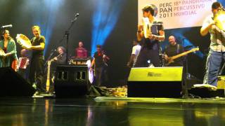 Stewart Copeland from The Police in Brazil (nov/12 /2011) with his band 