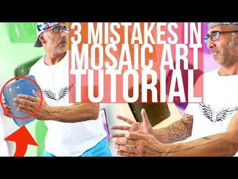 3 common mistakes in mosaic art tutorial videos - Mosaic art for beginners