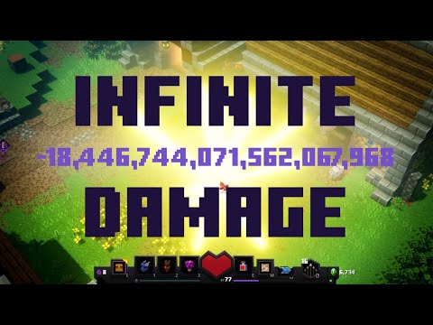 INFINITE DAMAGE in Minecraft Dungeons (without mods)