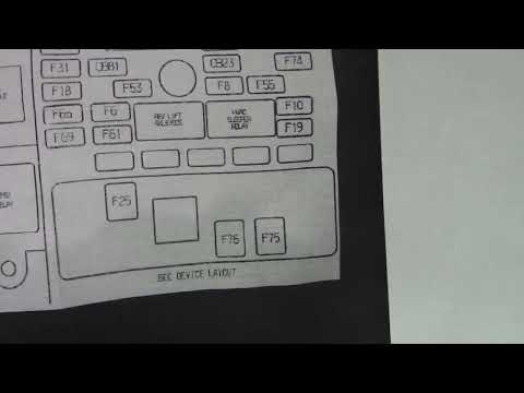 2016 Mack CXU613 fuse bow location and diagram