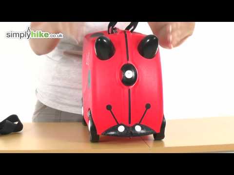Trunki kelioninis lagaminas su ratukais vaikams | Boružėlė Harley video