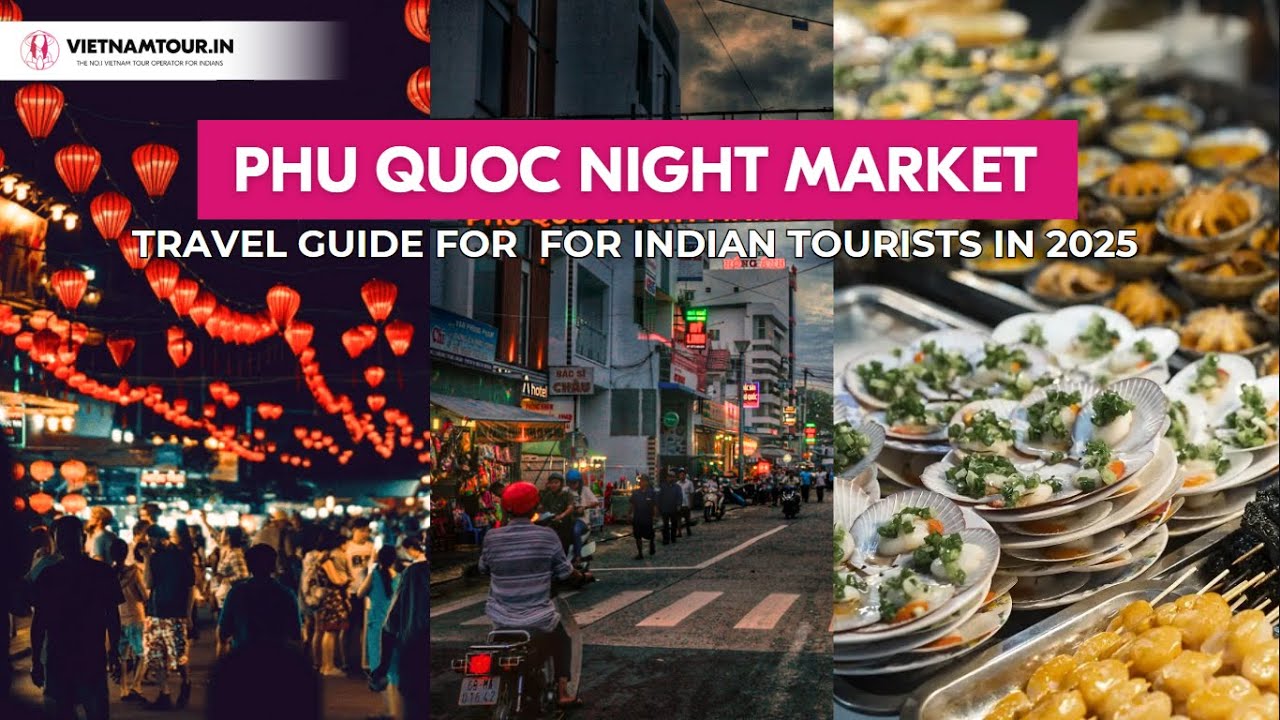 Experience the pulse of Phu Quoc Night Market, basking in the glow of vibrant stalls, fresh seafood, and an electric evening ambiance.